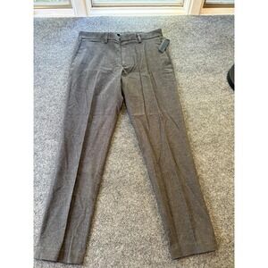 Banana Republic Pants Mens 32x30 Gray Tapered Fit Pinstripe Dress Trousers NWT